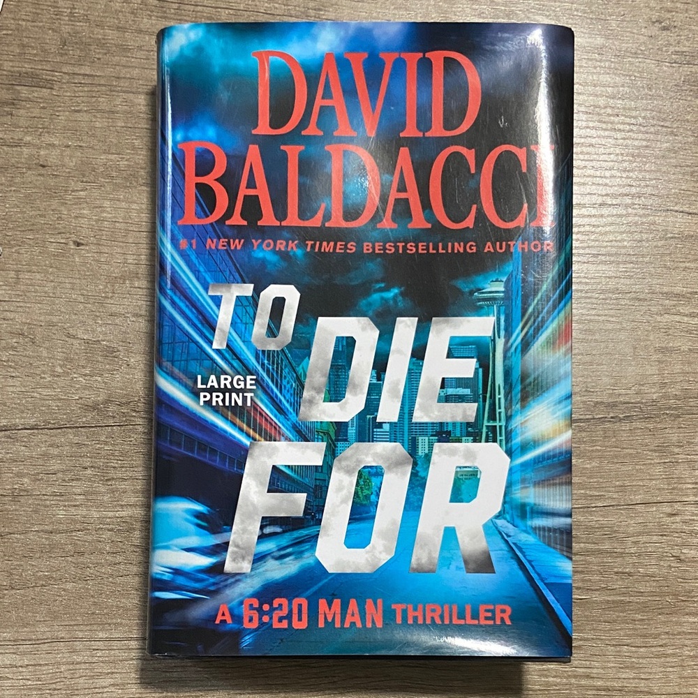 David Baldacci 'To Die For' Large Print Book